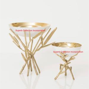 Brûleur d'encens moderne en laiton avec support pour diffuseur d'arômes en métal Porte-parfum décoratif par Superb Collection Incorporation - Product Image 4