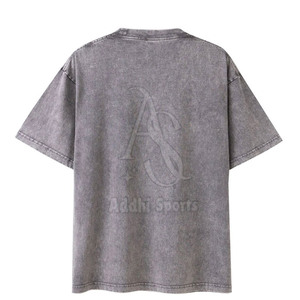 Service OEM, t-shirts personnalisés en coton délavé pour hommes, vente en gros, 100% coton, légers, respirants, séchage rapide - Product Image 6