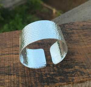 Brazalete de latón crudo de 69mm, brazalete de incrustaciones, brazalete de canal en blanco, pulsera ancha hecha a mano, latón crudo - Product Image 4