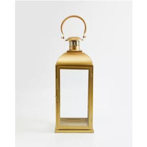 Lanternes en fonte d'aluminium nouvellement conçues revêtues de noir pour la maison et les lanternes de bougie de décoration d'éclairage de table de mariage - Product Image 3