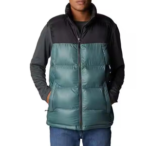 Chaleco de invierno personalizable para hombre, ligero, cálido, con burbujas, sin mangas, de talla grande, OEM disponible - Product Image 6