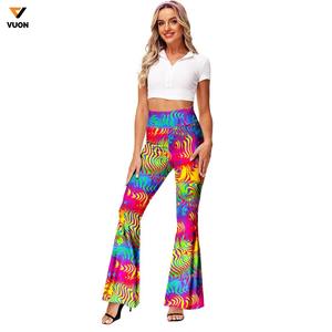 High Quality Factory Direct Selling <b>Flared</b> Pants Pakistan Manufacturer Hot Sale Trendy Breathable <b>Flared</b> Pants for Women - Product Image 5