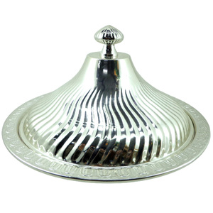 Juego decorativo de metal de 2 portavelas de aluminio de tamaño mediano, portavelas de bronce para decoración de bodas y hoteles en casa - Product Image 3