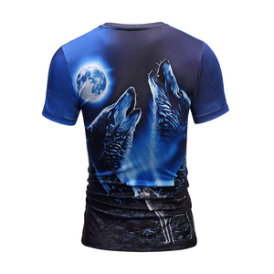 Custom Men's Fitted Design All-Over Printed <b>T</b>-<b>Shirts</b> Fashion 100% Cotton Polyester 260 Grams Full Screen Sublimation Print - Product Image 5
