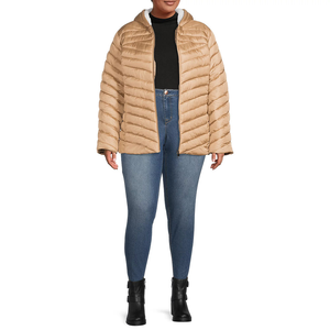 Chaqueta acolchada ecológica abrigo de invierno de material reciclado para exteriores chaqueta acolchada estampada abrigo de invierno acolchado con logotipo personalizado - Product Image 2