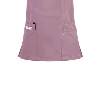 ชุดสครับทางการแพทย์สำหรับสตรีผ้าเนื้อนุ่มชุดสแปนเด็กซ์ระบายอากาศได้ดีชุดสครับผลิต - Product Image 4