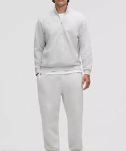 Fabricant de tricots à capuche personnalisés en gros 100% sweat-shirt en molleton de coton poignets côtelés brodés vêtements d'athlétisme pour en vrac - Product Image 5