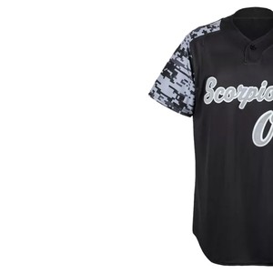 Ensembles d'uniformes de baseball personnalisés, fournisseur direct d'usine, service d'entraînement, dernier design, couleur unie, unisexe, grandes tailles, 100% polyester - Product Image 4