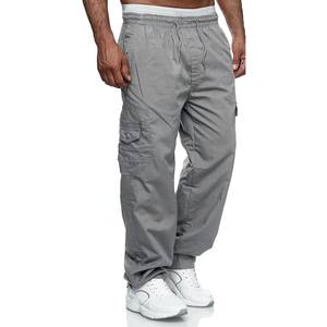 Pantalon de survêtement décontracté pour hommes le plus vendu Style de taille moyenne léger avec Logo personnalisé Tissu en toile brodé Technique - Product Image 1