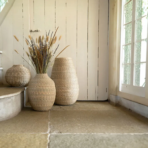 Vase en jonc de mer naturel Fabriqué au Vietnam Matériau écologique pour la décoration intérieure et la décoration de la vaisselle Vente en gros - Product Image 4