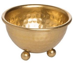 Bol en laiton du fournisseur en gros Fabricant indien Bol en métal idéal Meilleur fournisseur Conception martelée Dernière arrivée Style japonais - Product Image 4