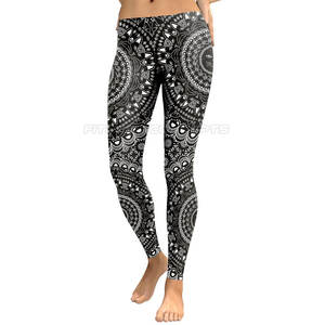 Pantalon de sport de Compression taille haute pour femmes Legging de Yoga respirant pour l'entraînement Fitness décontracté Legging de Sublimation en gros - Product Image 1