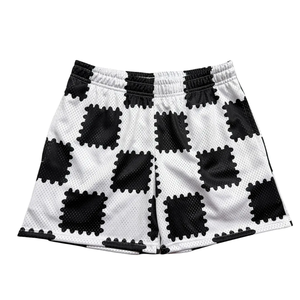 Short de jogging d'été léger pour homme 100% polyester Oxford Logo personnalisé séchage rapide respirant - Product Image 1