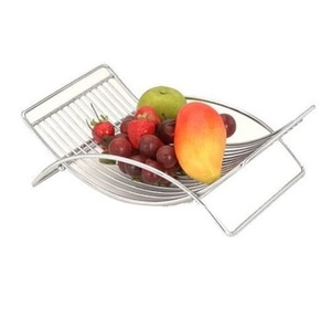 Cesta Metálica Decorativa para Alimentos y Frutas, Decoración de Mesa para Cocina, Cesta Metálica para Almacenamiento de Alimentos - Product Image 4