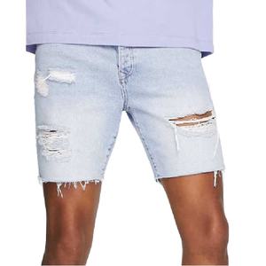 Pantalones Cortos de Mezclilla de Nailon Sólido para Hombre, de Secado Rápido, Cintura Elástica, Cintura Media, Casuales, Precio Bajo, Venta de Fábrica - Product Image 6