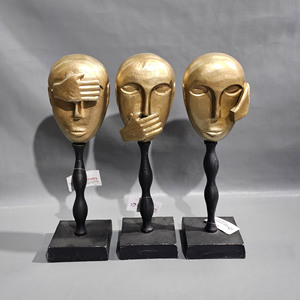 Châu Âu phong cách ánh sáng sang trọng Trừu Tượng nghệ thuật trang trí đối tượng nhôm kim loại trang trí đồ trang trí trang trí nội thất - Product Image 2