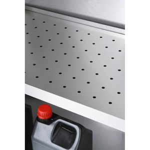 Armadio Ambientale Inox W-104.5, corpo e porte a battente in acciaio inox, con 4 vasche di raccolta, profondità 50 cm - Product Image 2