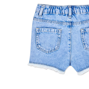 Short Streetwear en denim à logo brodé 100% coton pour hommes et femmes respirant et personnalisable en usine - Product Image 5