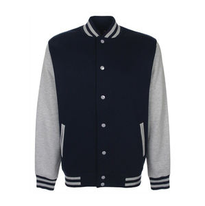 Veste universitaire en laine légère rétro sur mesure col à capuche décoration de poche rue haute hiver pour hommes livraison DDP - Product Image 3