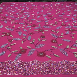 เสื้อผ้าแฟชั่นผู้หญิงผ้าลูกปัดมือที่มีคุณภาพสูงได้รับการออกแบบให้เป็นลูกปัดและพลอยเทียม - Product Image 5