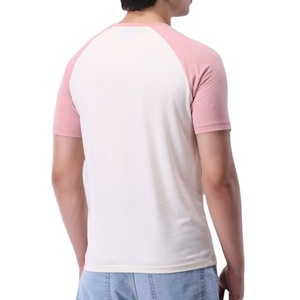 Camiseta de Manga Raglán OEM a Precio Económico, Tejida, Moderna, Lisa, con Logotipo Personalizado Serigrafiado, Corte Holgado, 220 g/m², Ropa de Verano - Product Image 2