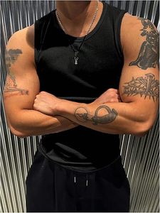 เสื้อกล้ามออกกำลังกายแขนกุดสำหรับผู้ชาย, แห้งเร็วระบายอากาศได้ดีชุดออกกำลังกายฟิตเนสสำหรับวิ่งและฝึกซ้อม - Product Image 3