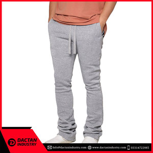 Pantalon évasé en toile polyester/coton pour homme, de haute qualité, en molleton, couleur argent, léger, taille haute, style décontracté, poches latérales - Product Image 3