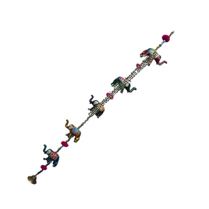 Qualité supérieure Offre Spéciale 5 éléphant métal suspendu cloche carillons éoliens avec perles colorées pour intérieur extérieur et décoration de mariage - Product Image 3