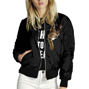 Nouvelle Mode Blouson Bomber Hip Hop en Satin Imprimé Personnalisé Respirant Cuir de Mouton Long Designer Vente en Gros Sublimation J - Product Image 4