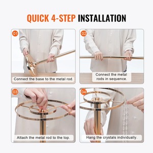 อุปกรณ์ตกแต่งงานแต่งงานหรูหราทันสมัยสำหรับงานแต่งงานงานหมั้นวันเกิดและโอกาสอื่นๆ - Product Image 6