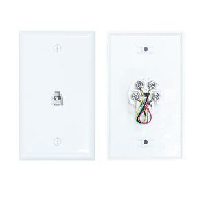 Plaque murale encastrée de grande taille avec connecteur F 326/326F 6P4C - Product Image 2