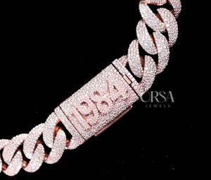 Chaînes cubaines en diamant Moissanite de haute qualité pour le style Hip Hop ou la mode Streetwear disponibles à prix d'exportation depuis l'Inde - Product Image 3