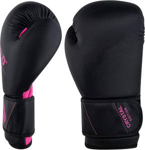Gants de boxe unisexes en cuir avec paume ventilée pour Sanda, MMA, arts martiaux, vêtements de combat, avec poignées, professionnels - Product Image 4