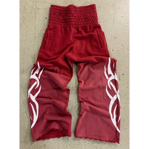 เสื้อฮู้ดดี้วินเทจย้อมสีแบบแอซิดวอช ผ้าเทอร์รี่คอตตอน 100% ชุดแทรคสูทลายพิมพ์โลโก้สไตล์ซันเฟดดี้ ดีไซน์ดิสเทรส เสื้อฮู้ดดี้และกางเกงขายาวผู้ชาย - Product Image 5