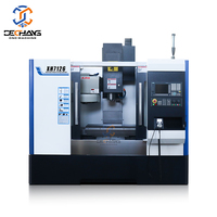 Centre d'usinage vertical à broche unique haute précision DECHANG XH7126, fraiseuse CNC automatique, conique BT40, précision 0,005