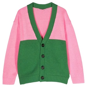 Wholesale Custom OEM Acrylic Cotton Knitted Sorority Lightweight Greek <b>Cardigan</b> <b>Sweater</b> for Women - Product Image 1