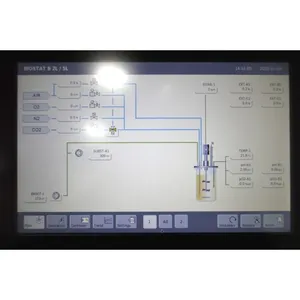 Réacteur Bioreactor Biostat B Twin pour culture cellulaire, 5L, 10L, en verre SW, universels, automatique, capacité 200L, avec cuve de réaction centrale – Offres promotionnelles - Product Image 4