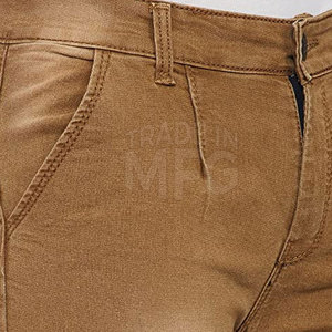 2024 meilleure vente hommes décontracté travail Style coupe droite jean pantalon sur mesure 100% coton séchage rapide Ins poche léger mi - Product Image 4