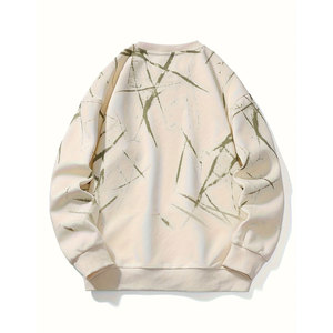 เสื้อสเวตเชิ้ตผู้ชายแฟชั่น ผ้าคอตตอนผสม พิมพ์ลายกราฟิกตามสั่ง ทรงหลวมใส่สบาย เหมาะสำหรับวัยรุ่น สไตล์สตรีท - Product Image 2