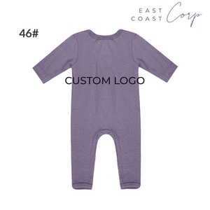 Mameluco de bebé unisex estilo minimalista algodón orgánico de una pieza - Product Image 6