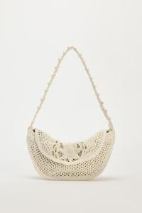Macrame Shoulder Bags Woven <b>Crochet</b> Purse Bag Handmade Cotton Rope <b>Crochet</b> Beach Bags - Product Image 2