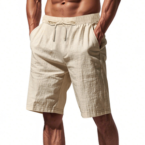 Factory Wholesale Custom Men's Casual Nylon/Spandex Athletic Shorts Breathable Workout Gear Mid Waist <b>Elastic</b> Waist Quick Dry - Product Image 5