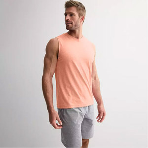 Débardeur en coton biologique pour hommes à la mode au design personnalisé vente en gros débardeur de sport pour hommes au design personnalisé nouveau - Product Image 1
