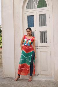 Nuevo Navratri Garba elegante mujeres niñas Kurti con estilo especial Navratri para mujeres - Product Image 2