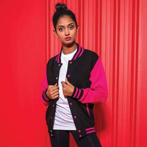 Veste universitaire unisexe à la mode personnalisée créez votre propre logo imprimé Matériau frais et de qualité pour veste universitaire pour hommes - Product Image 1