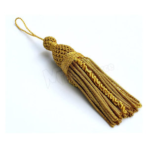 Borlas de alambre de lingote, borlas de diseño personalizado, servicio OEM, a la venta - Product Image 6