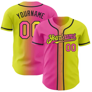 Customized Wholesale Breathable Plus Size <b>Baseball</b> Jersey High Quality Quick Dry New Design - Product Image 2