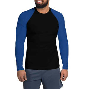 Protector contra sarpullidos de compresión para hombre con estampado personalizado, nuevo diseño con características de absorción de humedad y protección solar, camisa protectora contra sarpullidos para hombre - Product Image 3