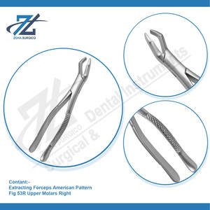 คีมสกัดจากฟันชุดเครื่องมือผ่าตัดทันตกรรมจาก53R เยอรมัน - Product Image 4