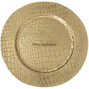 Dernier modèle arrivée Luxueux qualité moderne créatif Art Designer plaque de chargeur plaqué or de haute qualité pour les mariages et les fêtes - Product Image 2